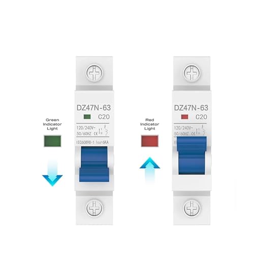 Disjoncteur CA rail DIN 20A pour sécuriser vos appareils de cuisine - 2