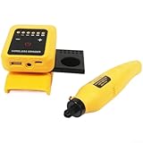 20 V Akku-Drehwerkzeug-Set mit 25 Zubehörteilen und 6 Geschwindigkeitsregelungen, 6000 18000 U/min, für Heimwerker, Schleifen, Polieren, Bohren und Gravurprojekte (gelb)