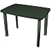 Produktbild Robuster Gartentisch 101x68cm, Kunststoff, Grün, Campingtisch Beistelltisch