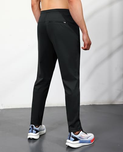 Mens Sweatpants with Zipper Pockets Lightweight Quick Dry Stretch for Gifts Workout Athletic Gym Track Boys2