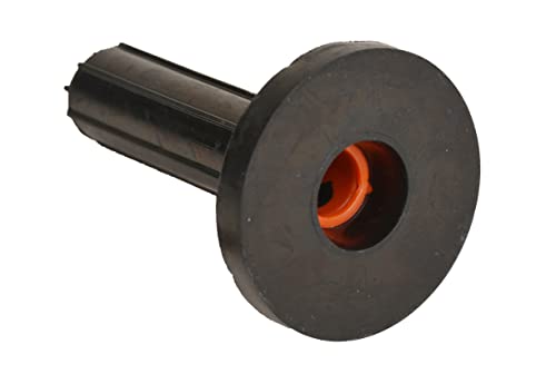 10 Stück - Schallschutzdübel Nennweite 10 mit Bund für Bohrloch 10x40mm - Ideal für Befestigungen im Heizungs-, Lüftungs- und Sanitärbereich zur Schallreduzierung