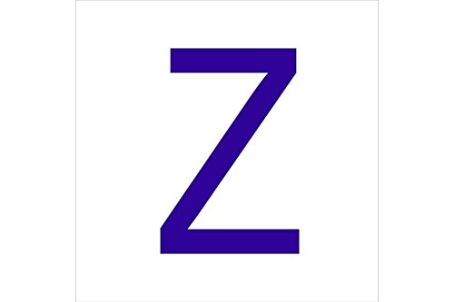 Plimpo Señal Glasspack Adhesiva 62X62Mm. Z Letra En Glasspack En Oferta Cofan 1 Z Letra En Glasspack Adhesivo, 0 W, 0 V, Blanco, Talla Única