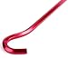 FANBX F Tent Pegs - 12Pcs Aluminium Tent Stakes Pegs with Hook - 7’’ Hexagon Rod Stakes Nail Spike Garden Stakes Camping Pegs for Pitching Camping Tent, Canopies (Red)