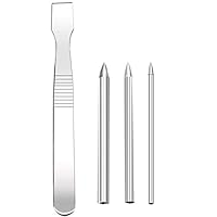 Namvo 3 tamaños de Agujas de Coser Paracord con Juego de Herramientas alisadoras de Acero Inoxidable para Coser Cordones Aguja de Tejer para Manualidades, Pulseras, Tejer Cordones