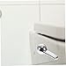 UKCOCO Retro Silver Toilet Tank Lever Flush Handle Bathroom Replacement Smooth Finish Tool Installation Fit for Standard Household Toilet Flushing