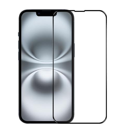 Image of Tempered Glass Screen Protector Compatible for iPhone with Edge to Edge Coverage - Case Friendly, Anti-scratch (1, iPhone 14)
