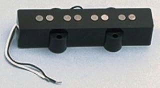 J Bass Bridge Pickup w/Black Cover 7.6K ohms Allparts PU-0422-023