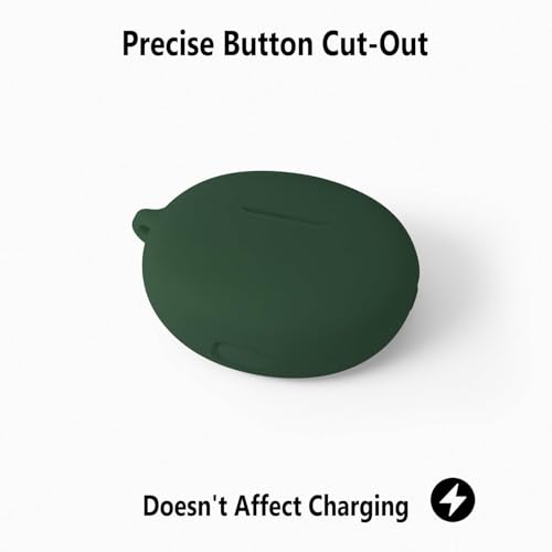 Image of Hamper Silicone Case Cover Compatible for One-Plus Nord Buds 3 | 3 Pro (Green)