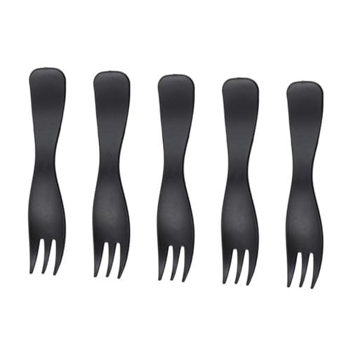 Loigohon 100個 使い捨てケーキフォーク ? パーティー用デコレーション、フルーツピック、フォンデュなど多用途使用可能