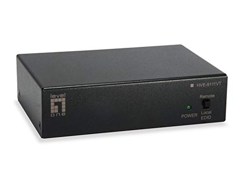 Transmetteur HDMI RJ45 LevelOne HVE-9111T prolongateur Cat.5 signal 300 m