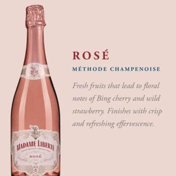 Madame Liberte Sparkling Rose, 750mL at Amazon's Wine Store
