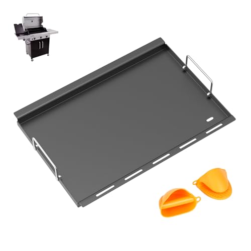 Full Size Grill Griddle Inserts for Charbroil Performance 4-Burner 463365021 463351021 463365522 & TRU-Infrared 450 3-Burner Flat Top Griddle, Replacement Parts for Charbroil G325-0002-W1 G426-0004-W1