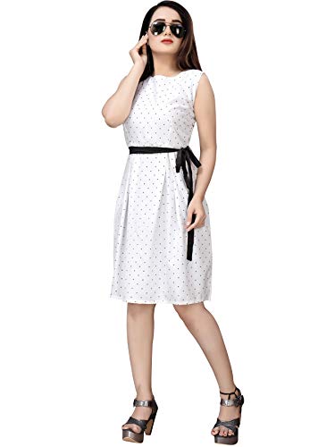 Image of AA Creation Women's Fit And Flare Knee Length Dress