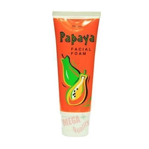 Mistine Papaya Enzymes Extract Whitening Facial Foam Face Wash Cleanser