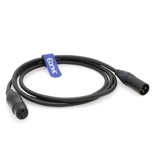 Cable XLR de 3 pines para alimentación de cámaras de 24V CC y 1,8m 6