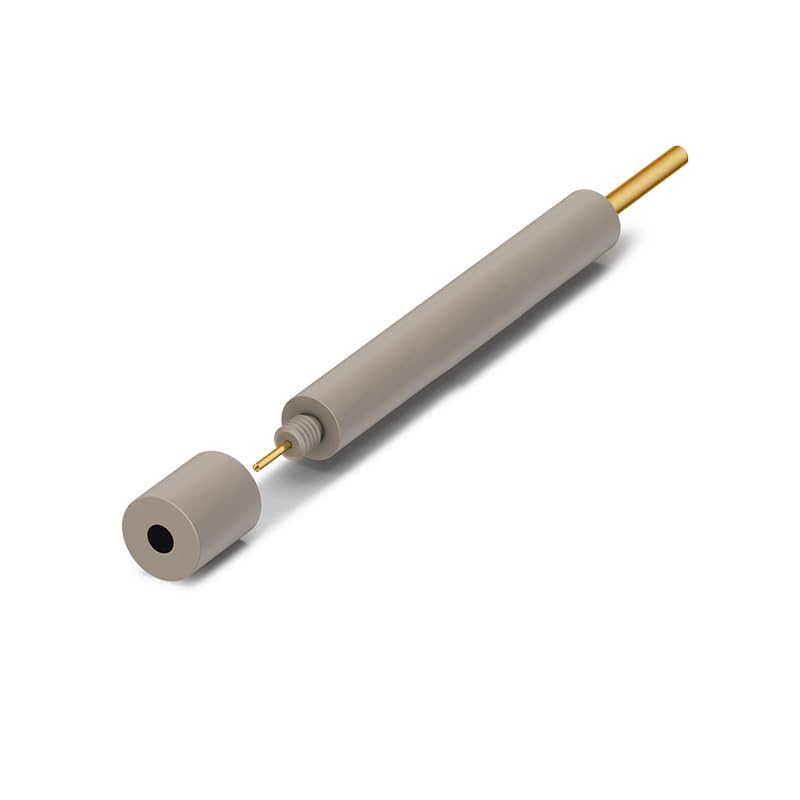 Electrodo de carbono vítreo ID3mm de alta pureza con blindaje técnico en Peek Coat