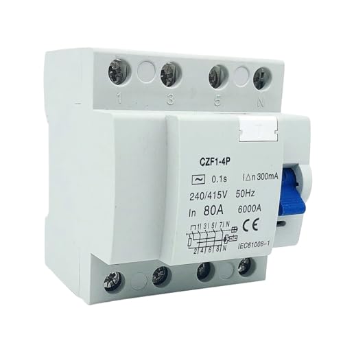 Protection Type B 4P 25A contre les fuites de courant continu des batteries électriques 30mA