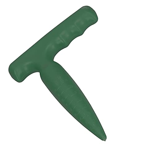 URRNDD Portable Plastic Hole Digger Seedling Puncher for Seedling Transplanting Planting Garden Supplies(Green) Soil