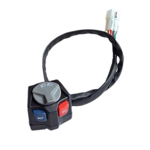 Interruptor de manillar con triple función para el arranque y luces de moto