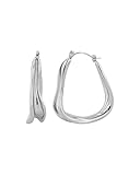 Verona - Orecchini a cerchio in acciaio INOX, Acciaio inossidabile