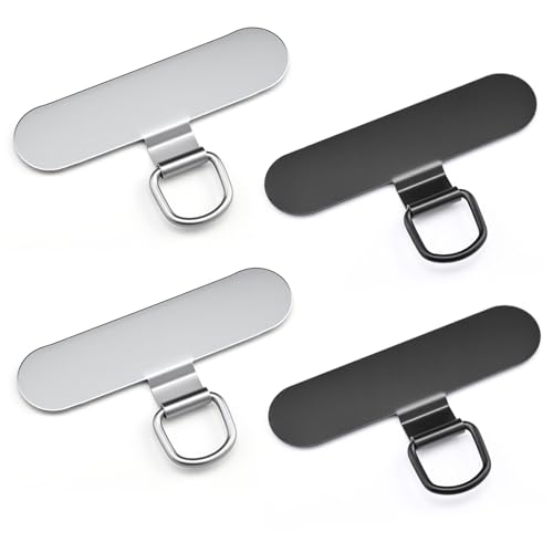 Qyoocom Soporte para cadena de teléfono móvil, 4 unidades, ultrafino, más fuerte, duradero, no fácil de romper, adaptador de banda para teléfono móvil, se adapta a todas las cadenas de teléfono móvil