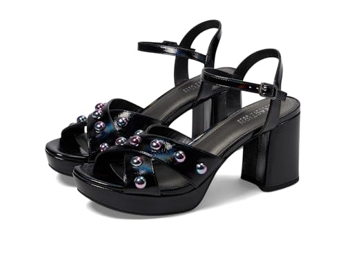 Kenneth Cole Reaction Reeva Stud Black Patent 6 M