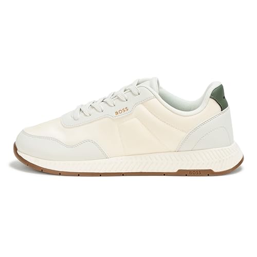 BOSS Men's Titanium Nylon Blend Laceup Sneakers2