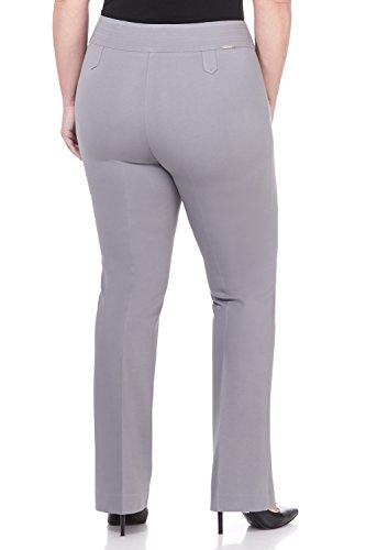 Image of Rekucci Curvy Woman Secret Figure Knit Bootcut Plus Size Pant w /Tummy Control