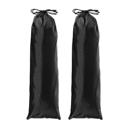 YELARXI Tripod Case Bag, Nylon Tripod Storage Bag, Long Foldable Monopod Compact Carrying Organizer Pouch- Fitting for (Monopod/Light Stand/Umbrella/Travel) 24 x 6 In & 2 Pack & Black