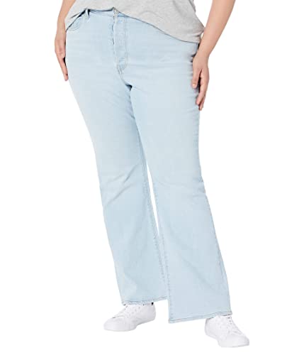 Levi's Women's Ribcage Bootcut Jeans, Summer Beam-Light Indigo, 27