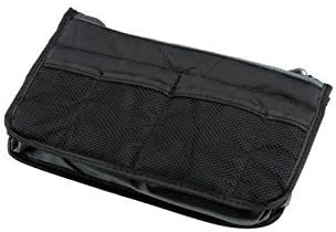Go Beyond (TM) Makeup Organizer Bag, Travel Compartment Handbag with 13 Inserts Holder, Best for Coupon and Make up Accessories Large Liner Organizing Tote Purse with Hanging Handle (Black)