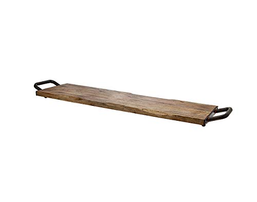 One-Day Sale: Up to 50% Off Godinger Wood Serving Tray, Charcuterie Platter Cheese Board with Metal Handles - 25 inch One-Day Sale: Up to 50% Off Godinger Wood Serving Tray, Charcuterie Platter Cheese Board with Metal Handles - 25 inch