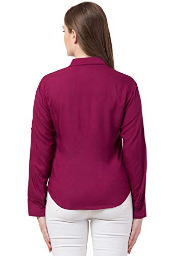 Image of FUNDAY FASHION Women's Rayon Blend Regular Fit Long Sleeve All Purpose Shirt