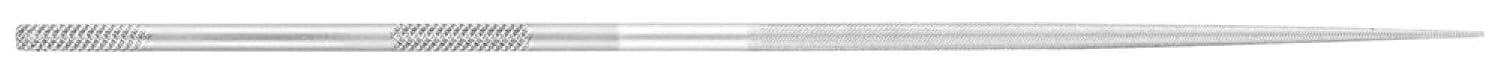 PFERD 12041 5-1/2" Round Needle File Knurled Handle, Cut 2 (12pk)