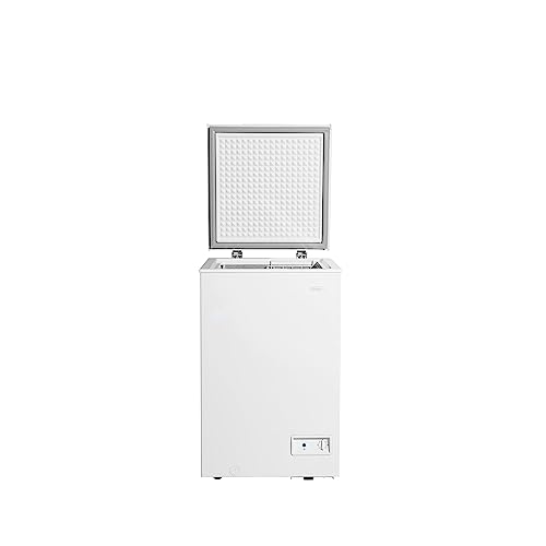 Danby DCF035A6WM 3.5 cu. ft. Square Model Chest Freezer DOE Front mounted mechanical thermostat: Easy to use, adjustable variable temperature range on Fridge.com