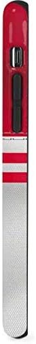 Skinit Pro Phone Case Compatible with iPhone XR - Officially Licensed NFL Kansas City Chiefs White Striped Design