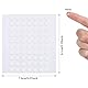 JANYUN 280 Stück doppelseitige Klebepunkt-Aufkleber, entfernbar, rund, transparent, keine Spuren, klebrig, wasserfest, kleine Aufkleber für Festival-Dekoration (6 mm)