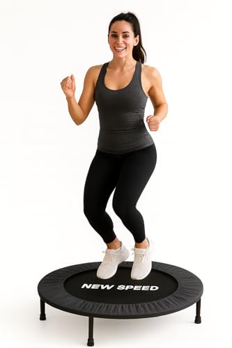 Trampolim Jump New Speed – Cama Elástica para Exercício Físico e Queima Calorias – Preto