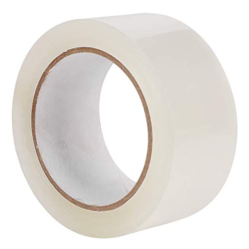 2Pcs Transparent Carton Sealing Tapes, Low Noise Parcel Packing Packaging Tape For Office Space,Home,Warehouse 48Mmx80M #TOP5