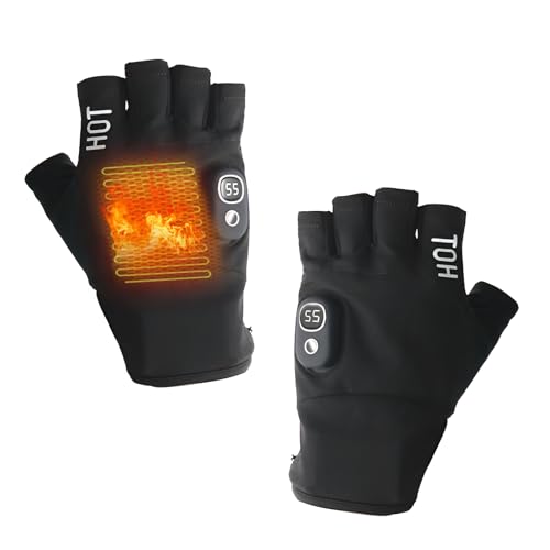 Mitaines chauffantes tactiles pour rester au chaud au travail en hiver