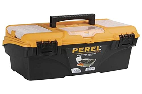 Perel Caisse plastique 2 étagères 434 x 250 x 238