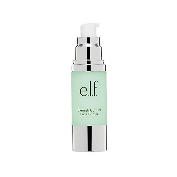 elf-Blemish-Control-Face-Primer-Large-Long-Lasting-Skin-Perfecting-Controls-Breakouts-and-Blemishes-Matte-Finish-Infused-with-Salicylic-Acid-Vitamin-E-Tea-Tree-101-fl-Oz e.l.f. Blemish Control Face Primer, Soothing & Hydrating Makeup Primer For Fighting Blemishes, Grips Makeup To Last, Vegan & Cruelty-free, Large