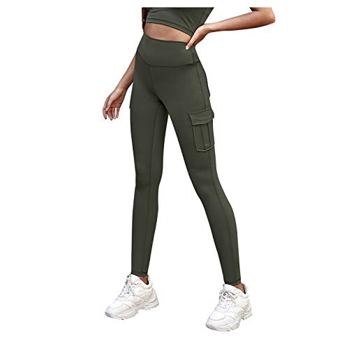 Bringing 2021 Legging Sport Taille Haute Slim Fit Legging Yoga Minceur Pas Cher Running Tregging à Butt Lift Elastique Legging Épissage avec Poches Latérales avec Poche Arrière Simili Salopette