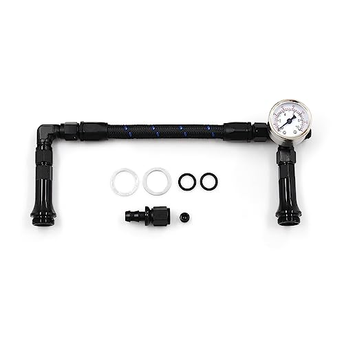 Braided AN6 Dual Feed Carb Fuel Line Double Pump for Holley 4150 Carburetor