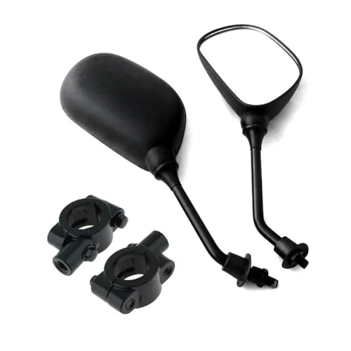 Espejo retrovisor de motocicleta universal con soporte para manillar de scooter y ATV 7/8
