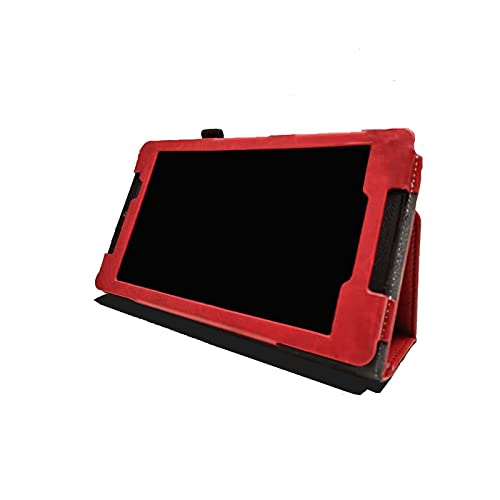 Funda para tablet NVIDIA SHIELD K1 8.0 Ultra Slim Flip Funda de cuero para Nvidia Shield K1 / 2014 Shield 2 Tablet Case + Pen (rojo)