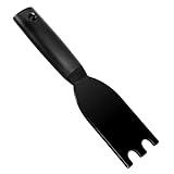 Qianyu Universal Grill Scraper for George Foreman Indoor Grills and Other Indoor Grills with Grooves Heat Resistant Nylon Grill Spatula Cleaner Tool for Easy Cleaning Comfortable Grip (1)