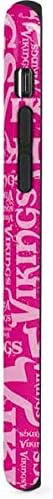 Skinit Pro Phone Case Compatible with iPhone XR - Officially Licensed NFL Minnesota Vikings - Blast Pink Design