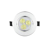 Staright Silber LED Deckeneinbauleuchten Leuchte Lampe Super Helle Lichter Innenbeleuchtung Warmweiß