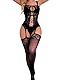 Twinice Fischnetz Dessous für Frauen Fischnetz Bodysuit Spitze Bodysuits Sexy Babydoll Nachtwäsche